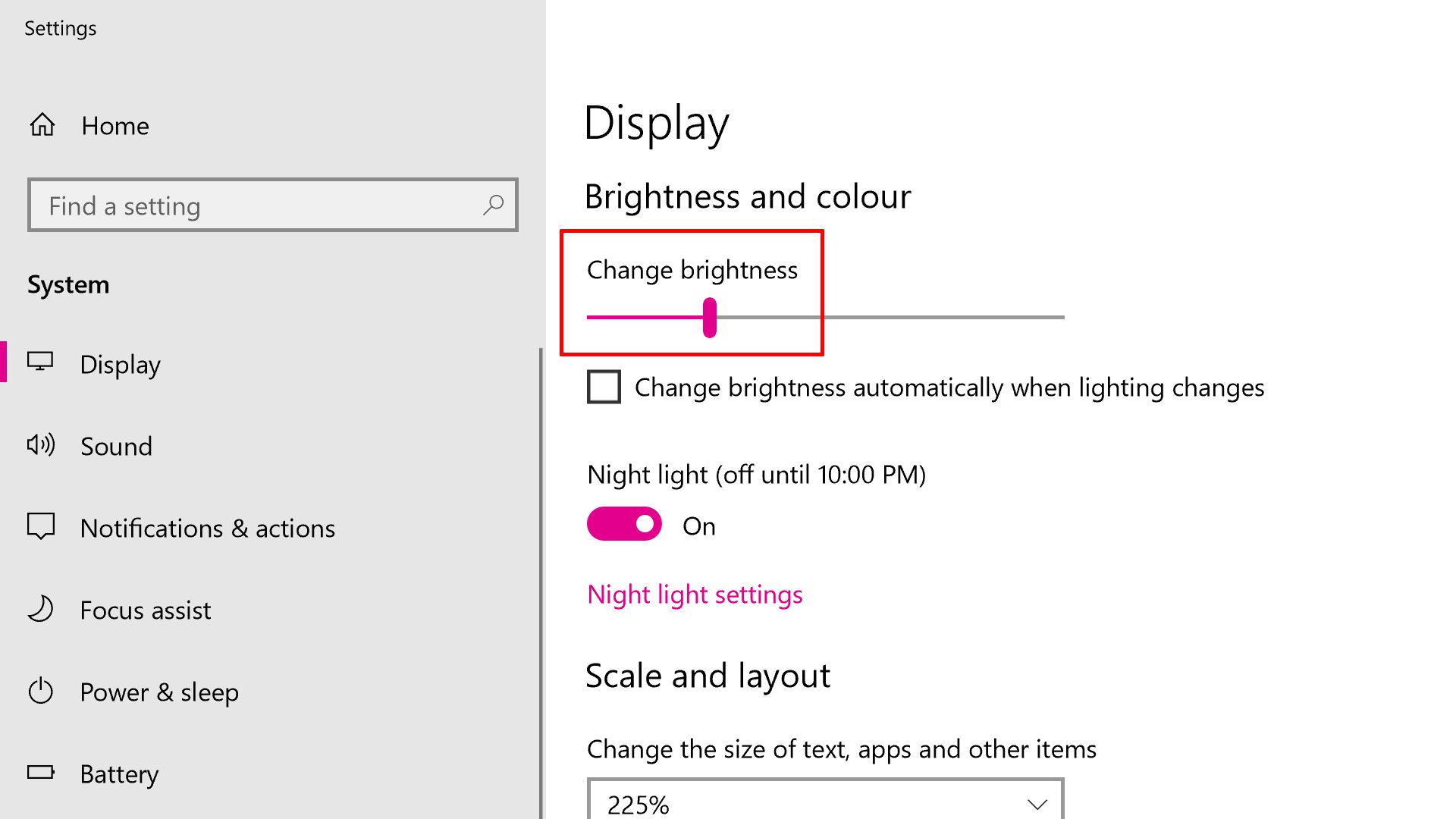 brightness setting windows 10 download